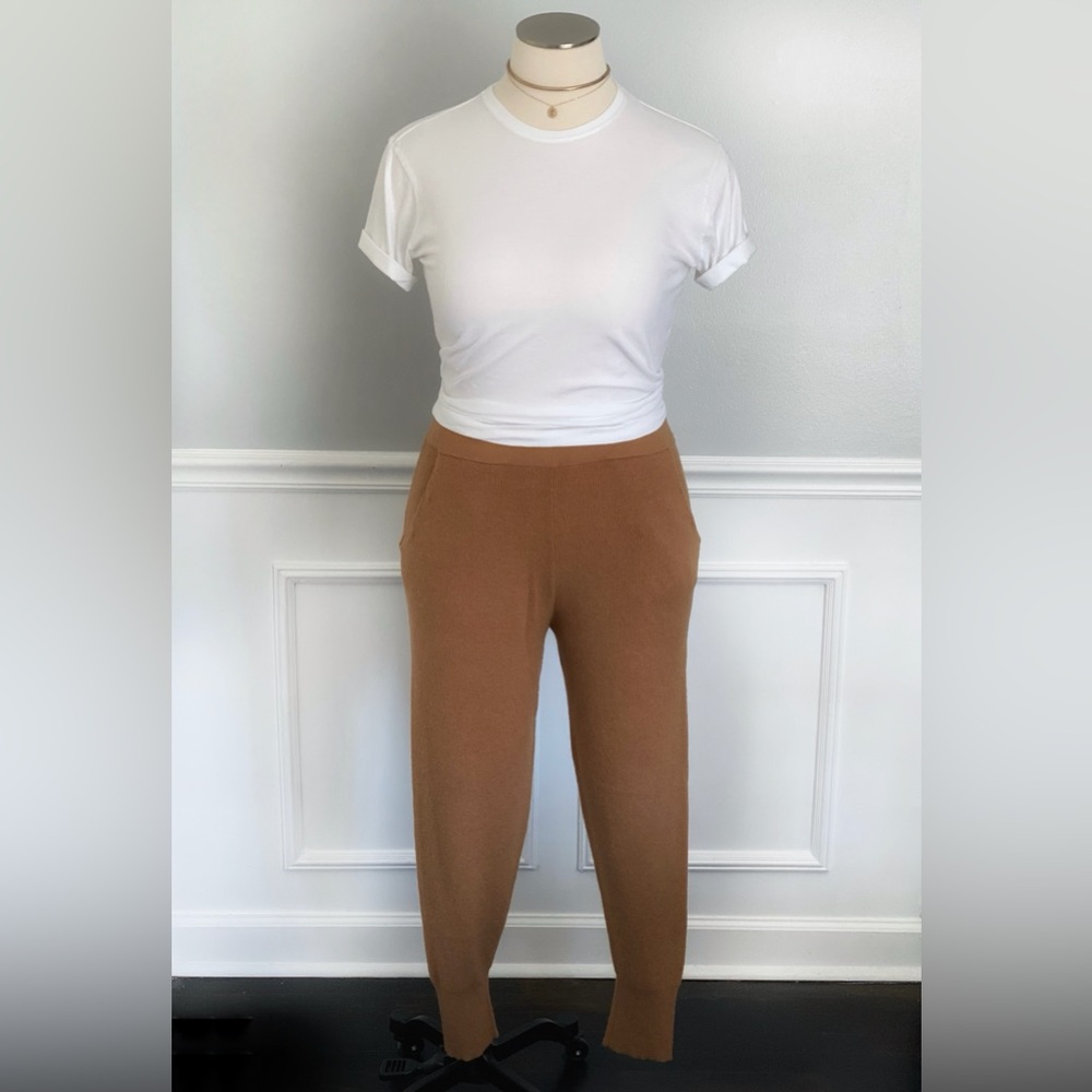 Leith Soft Ribbed Knit Joggers